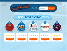 Tablet Screenshot of casinoagencies.com